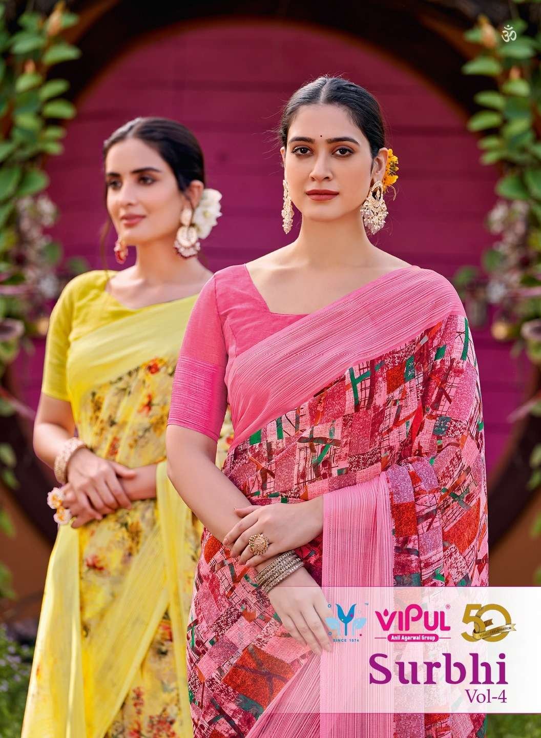 SURBHI VOL-4 BY VIPUL 79002 TO 79013 SERIES DESIGNER GEORGETTE SAREES