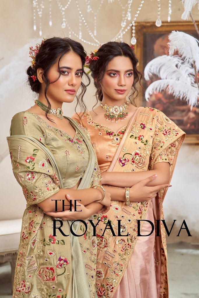 THE ROYAL DIVA BY SANJANA LIFESTYLE PURE GIRAFFE VISCOSE SILK SAREES