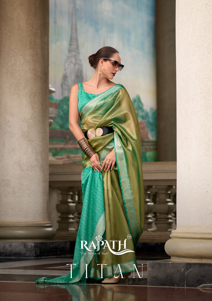 TITAN BY RAJPATH 680001 TO 680006 SERIES DESIGNER TISSUE SILK SAREES