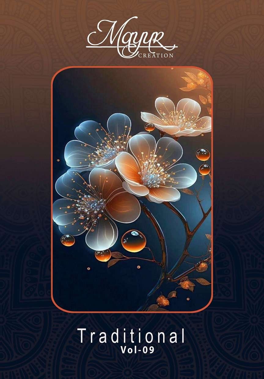 TRADITIONAL VOL-9 BY MAYUR CREATION 9001 TO 9010 SERIES COTTON DRESSES