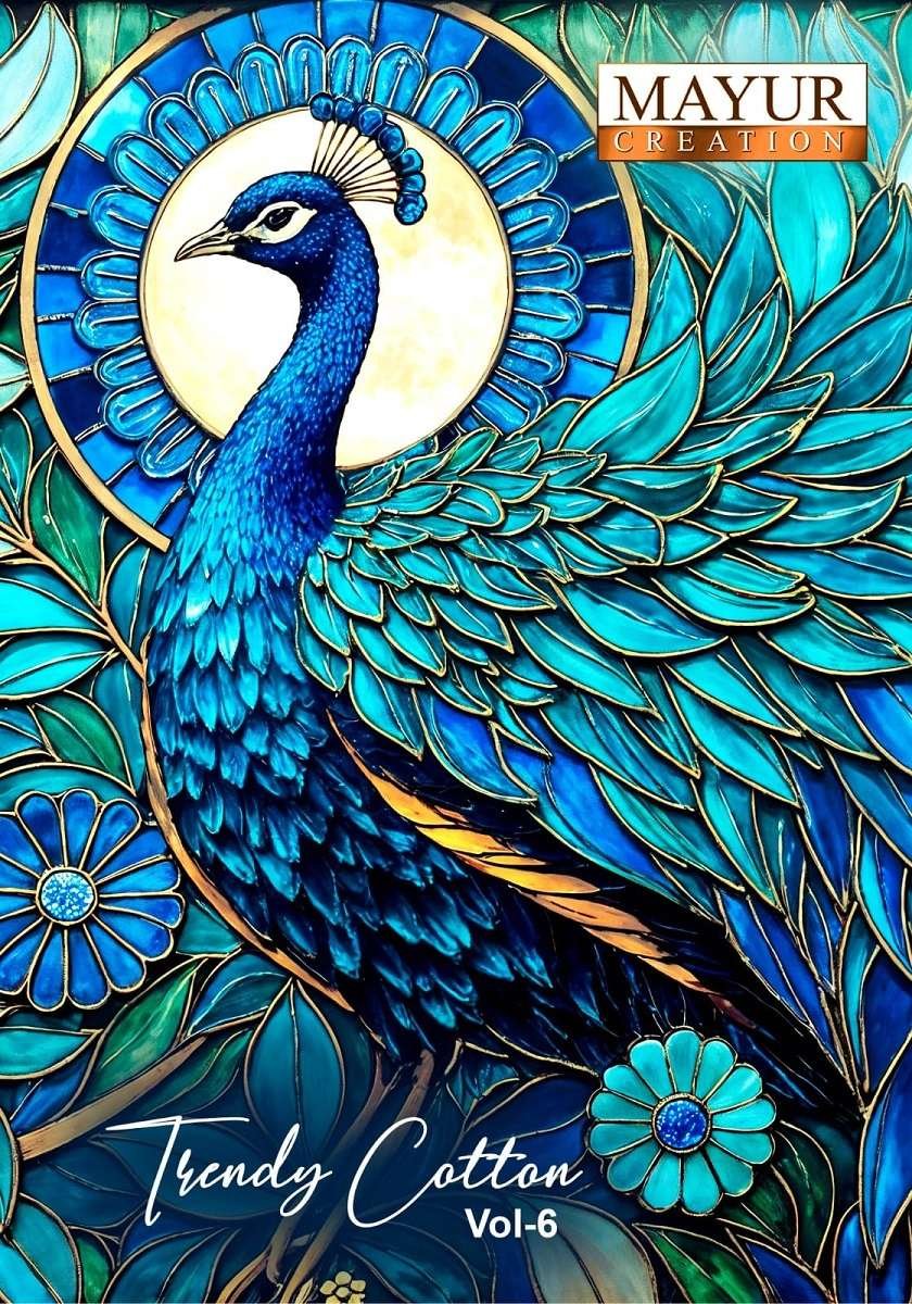 TRENDY COTTON VOL-6 BY MAYUR CREATION 6001 TO 6010 SERIES COTTON DRESSES