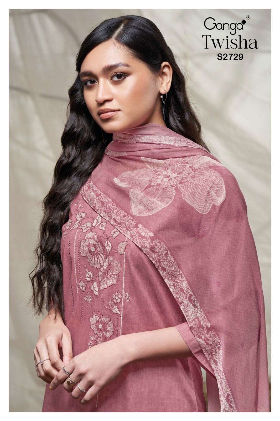 TWISHA 2729 BY GANGA FASHIONS 2729-A TO 2729-D SERIES COTTON DRESSES
