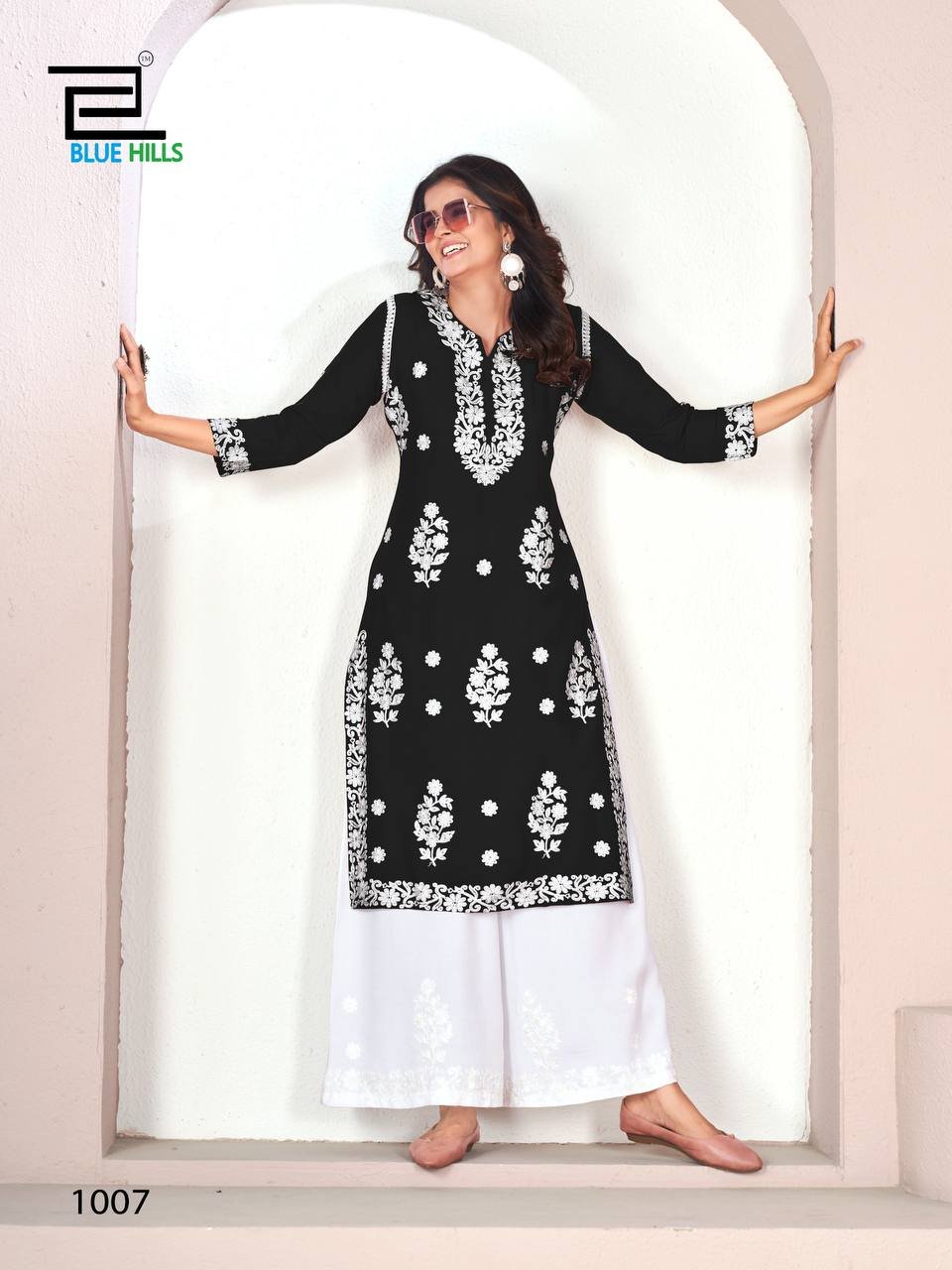 VAANYA BY BLUE HILLS FANCY DESIGNER HEAVY RAYON KURTIS WIH PALAZZO