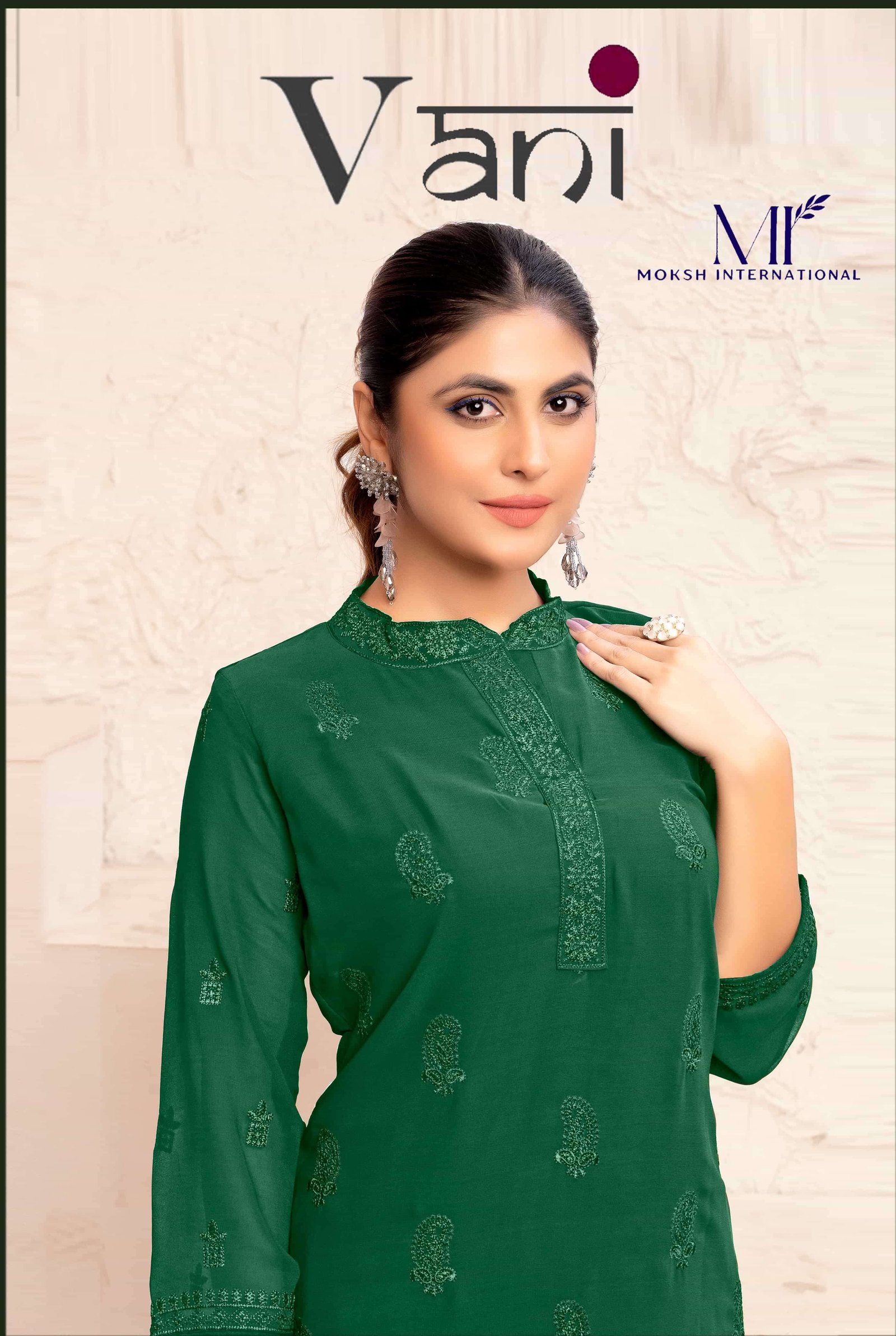 VANI VOL-1 BY MOKSH INTERNATIONAL 21101 TO 21103 SERIES GEORGETTE KURTIS WITH PANT