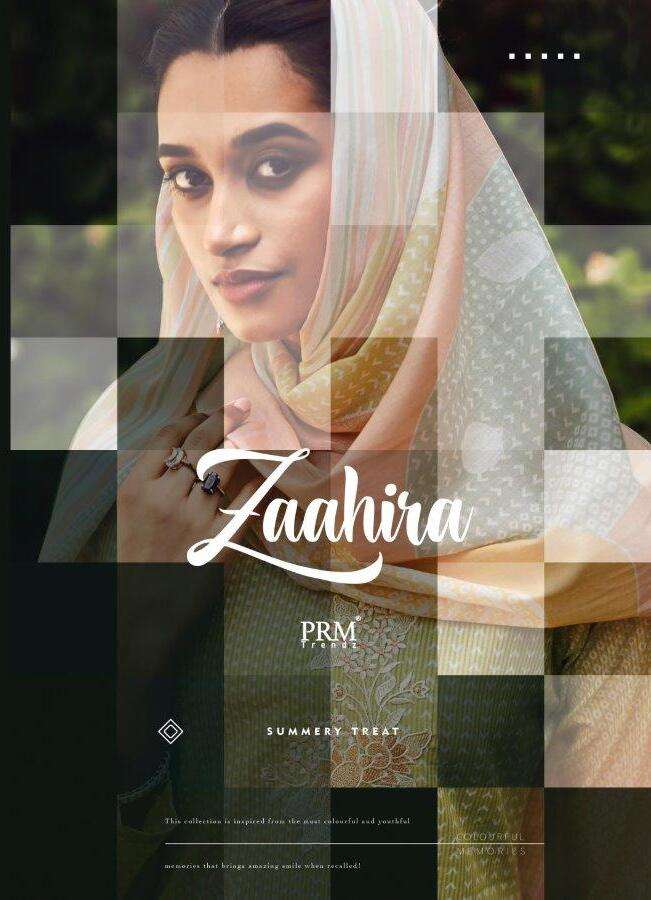 ZAAHIRA BY PRM TRENDZ 8108 TO 8115 SERIES PURE LAWN COTTON DRESSES