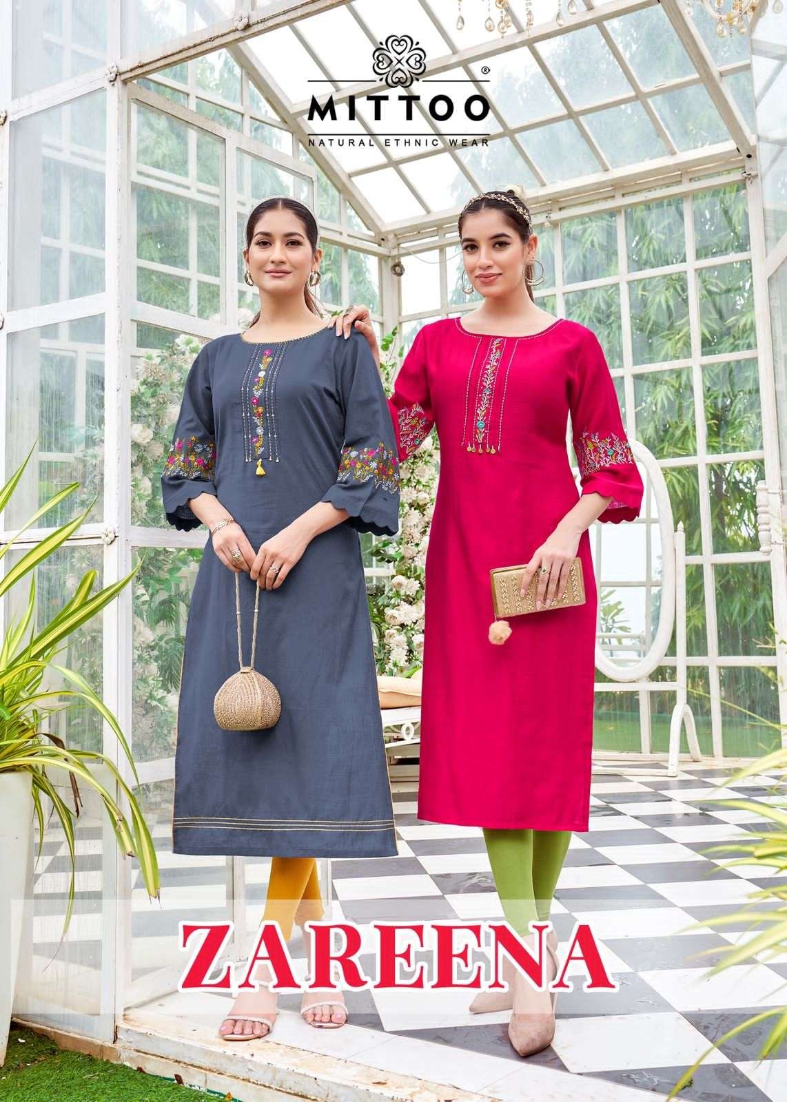 ZAREENA BY MITTOO 2001 TO 2006 SERIES DESIGNER HEAVY RAYON KURTIS